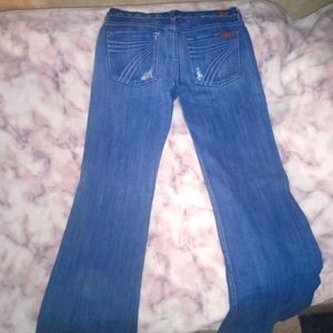 7 for all mankind size 28 jeans